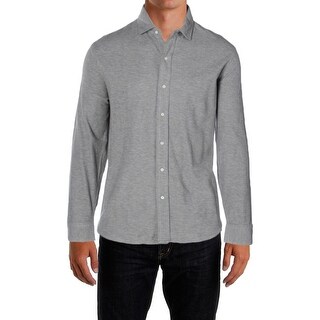 Polo Ralph Lauren Mens Button-Down Shirt Jacquard Long Sleeve
